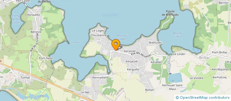 localisation de l'entreprise MONSIEUR GUILLAUME BLIN  SARZEAU