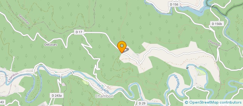 localisation de l'entreprise MONSIEUR GUILLAUME BLOND  CHAMBON