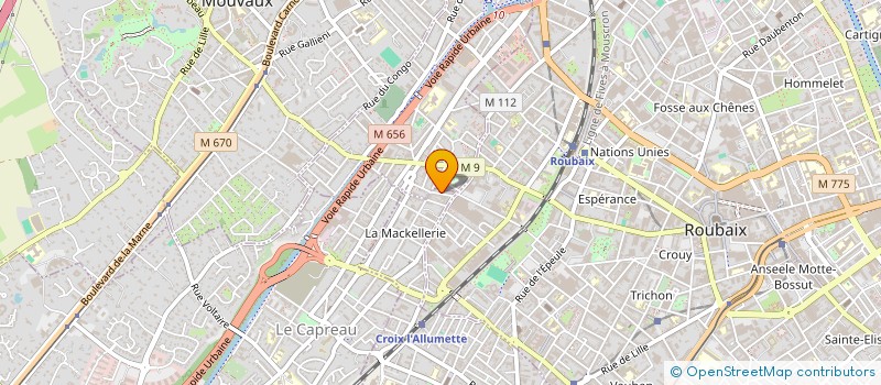 localisation de l'entreprise MONSIEUR GUILLAUME BLONDEL à CROIX