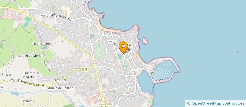 localisation de l'entreprise MONSIEUR GUILLAUME BODIN  SAINT-QUAY-PORTRIEUX