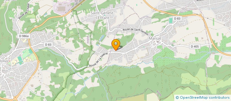 localisation de l'entreprise MONSIEUR GUILLAUME BOISSET  MARSAT