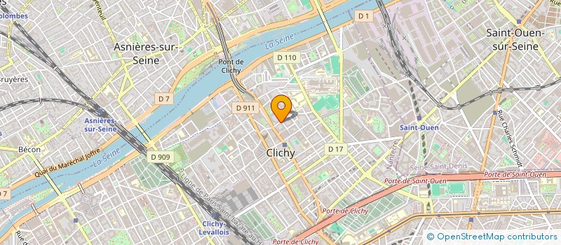 localisation de l'entreprise MONSIEUR GUILLAUME BONGIRAUD à CLICHY