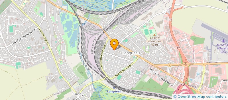 localisation de l'entreprise MONSIEUR GUILLAUME BONGRAND  LONGUEAU