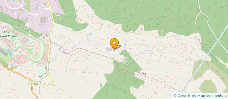 localisation de l'entreprise MONSIEUR GUILLAUME BONHOMME  SIGNES