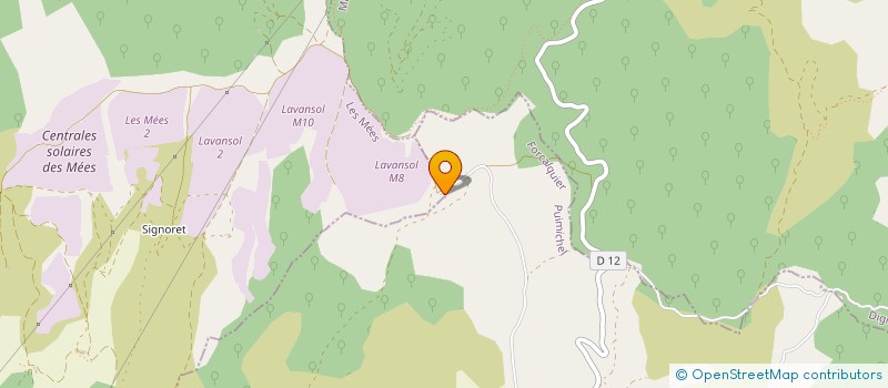 localisation de l'entreprise MONSIEUR GUILLAUME BONNAFOUX  PUIMICHEL