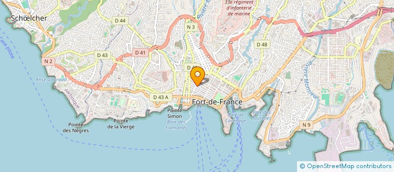 localisation de l'entreprise MONSIEUR GUILLAUME BONNAIRE à FORT-DE-FRANCE