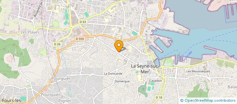 localisation de l'entreprise MONSIEUR GUILLAUME BONNAMOUR à LA SEYNE-SUR-MER