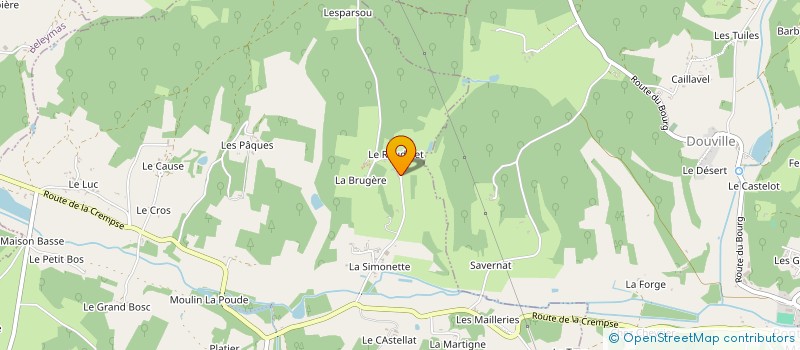 localisation de l'entreprise MONSIEUR GUILLAUME BONNAMY à MONTAGNAC-LA-CREMPSE