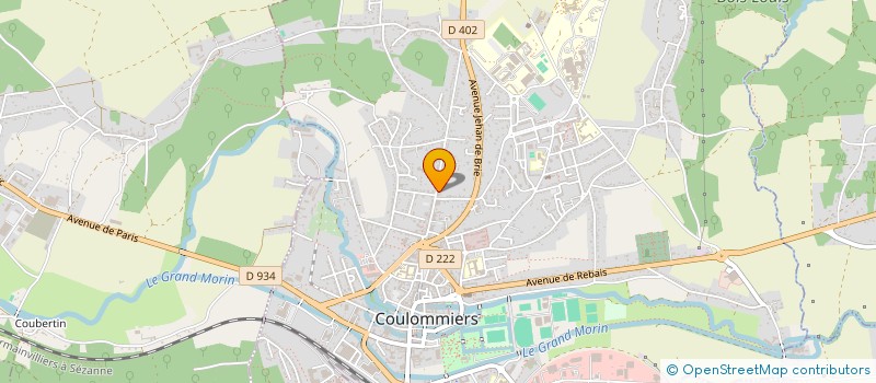 localisation de l'entreprise MONSIEUR GUILLAUME BONNARDEL à COULOMMIERS