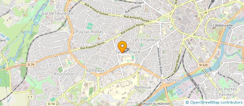 localisation de l'entreprise MONSIEUR GUILLAUME BONNE à LIMOGES