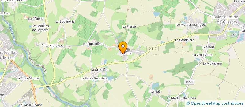 localisation de l'entreprise MONSIEUR GUILLAUME BONNEMAIN  SAINT-LUMINE-DE-CLISSON