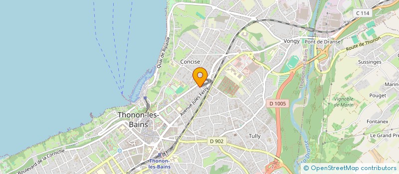 localisation de l'entreprise MONSIEUR GUILLAUME BONNET à THONON-LES-BAINS