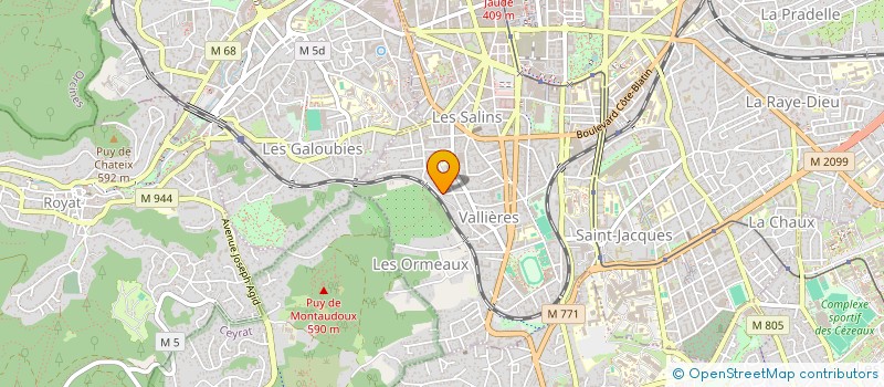 localisation de l'entreprise MONSIEUR GUILLAUME BONNEVAY  CLERMONT-FERRAND