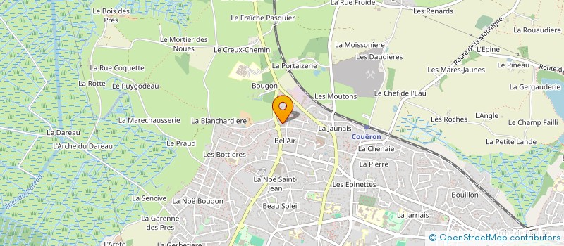 localisation de l'entreprise MONSIEUR GUILLAUME BONNEVILLE à COUERON
