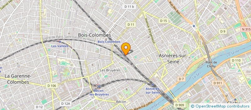 localisation de l'entreprise MONSIEUR GUILLAUME BONNVIOT  ASNIERES-SUR-SEINE