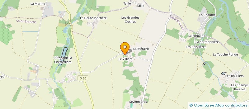 localisation de l'entreprise MONSIEUR GUILLAUME BORDERON  SAINT-BRANCHS