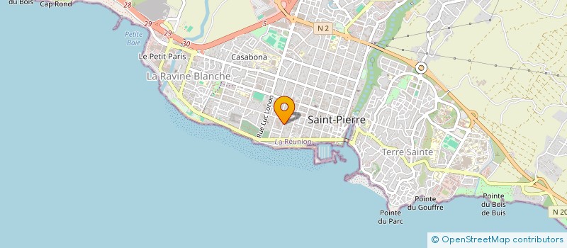 localisation de l'entreprise MONSIEUR GUILLAUME BORDIER à SAINT-PIERRE