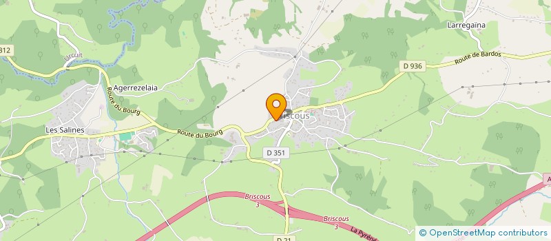 localisation de l'entreprise MONSIEUR GUILLAUME BORIE  BRISCOUS