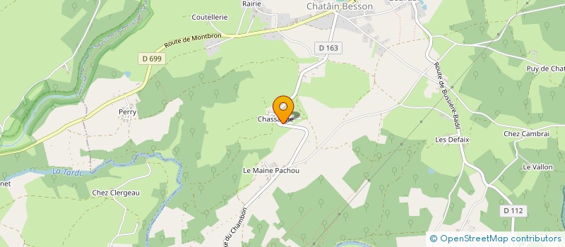 localisation de l'entreprise MONSIEUR GUILLAUME BORIE à ECURAS