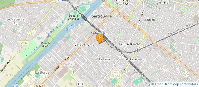 localisation de l'entreprise MONSIEUR GUILLAUME BOST  SARTROUVILLE