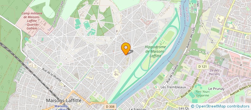 localisation de l'entreprise MONSIEUR GUILLAUME BOUCHARD  MAISONS-LAFFITTE