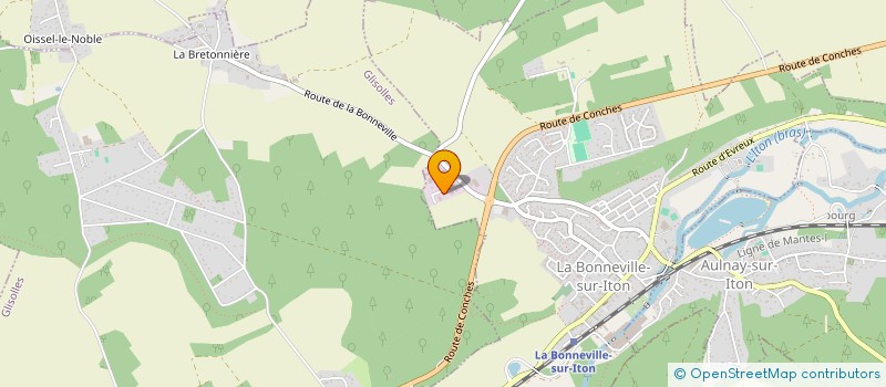 localisation de l'entreprise MONSIEUR GUILLAUME BOUCHARD à LA BONNEVILLE-SUR-ITON