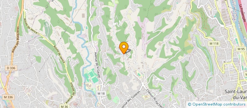 localisation de l'entreprise MONSIEUR GUILLAUME BOUCHARD  CAGNES-SUR-MER