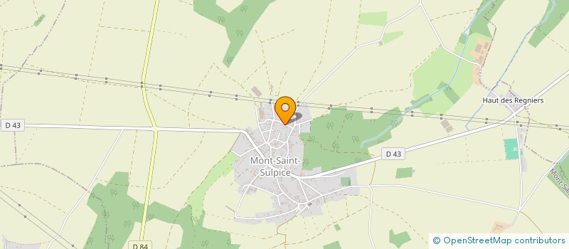 localisation de l'entreprise MONSIEUR GUILLAUME BOUCHU  MONT-SAINT-SULPICE