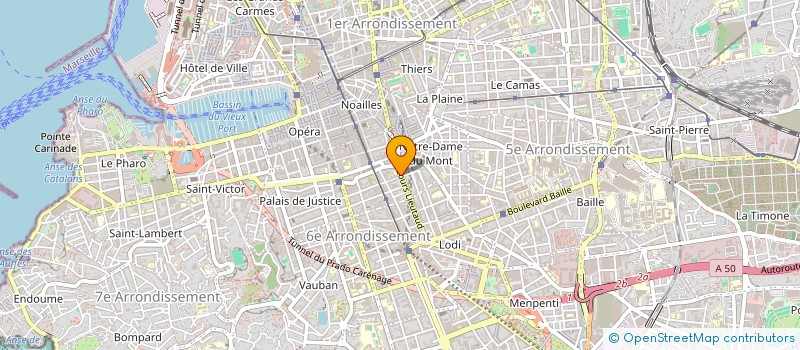 localisation de l'entreprise MONSIEUR GUILLAUME BOUDIN à MARSEILLE