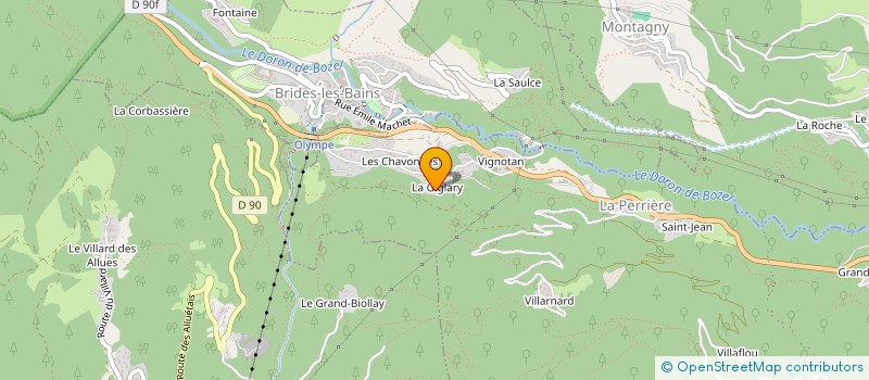 localisation de l'entreprise MONSIEUR GUILLAUME BOUDON à COURCHEVEL