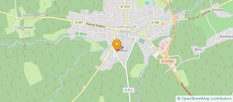 localisation de l'entreprise MONSIEUR GUILLAUME BOUDRY  CASTELNAU-DE-MEDOC