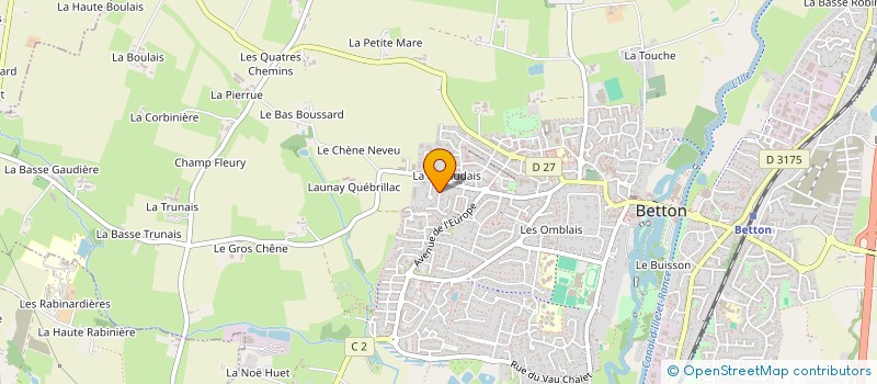 localisation de l'entreprise MONSIEUR GUILLAUME BOUDRY  BETTON