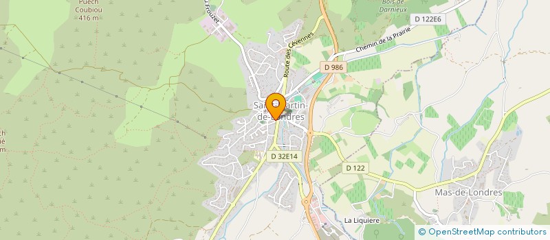 localisation de l'entreprise MONSIEUR GUILLAUME BOUGUET à SAINT-MARTIN-DE-LONDRES