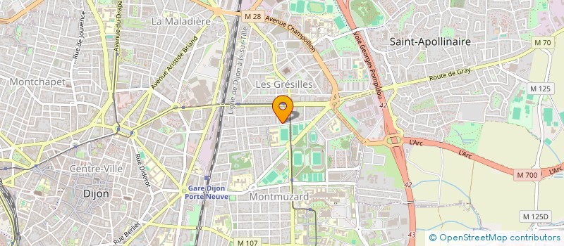 localisation de l'entreprise MONSIEUR GUILLAUME BOUILLIE  DIJON