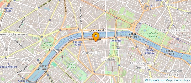 localisation de l'entreprise MONSIEUR GUILLAUME BOULVERT  PARIS