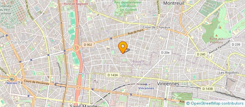 localisation de l'entreprise MONSIEUR GUILLAUME BOURAIN à MONTREUIL