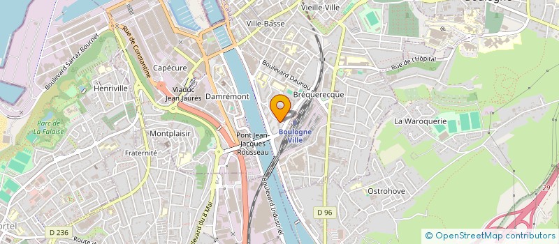 localisation de l'entreprise MONSIEUR GUILLAUME BOURGAIN  BOULOGNE-SUR-MER