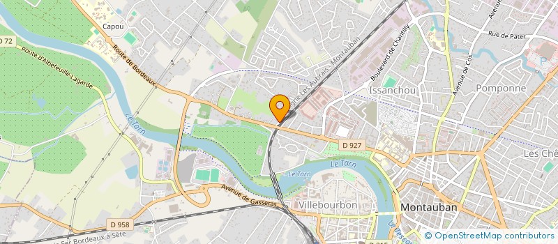 localisation de l'entreprise MONSIEUR GUILLAUME BOURGEOIS  MONTAUBAN