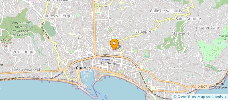 localisation de l'entreprise MONSIEUR GUILLAUME BOURGOIS à CANNES
