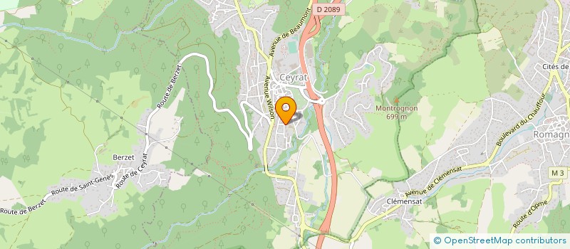 localisation de l'entreprise MONSIEUR GUILLAUME BOURGUET à CEYRAT