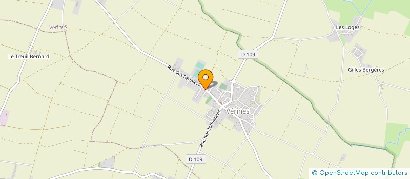 localisation de l'entreprise MONSIEUR GUILLAUME BOURINET  VERINES