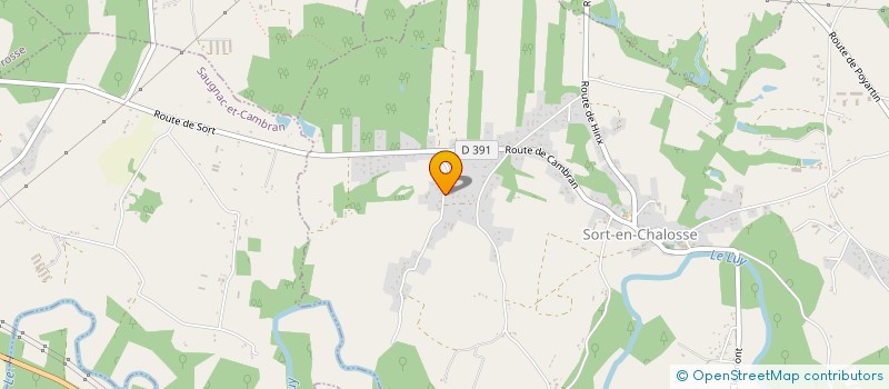 localisation de l'entreprise MONSIEUR GUILLAUME BOURLON  SORT-EN-CHALOSSE