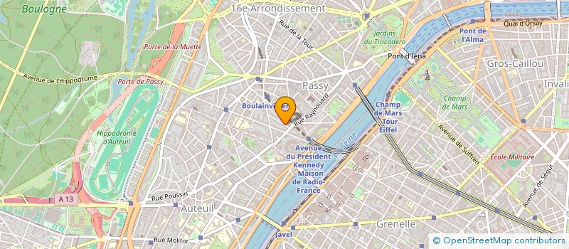 localisation de l'entreprise MONSIEUR GUILLAUME BOUTEILLER  PARIS