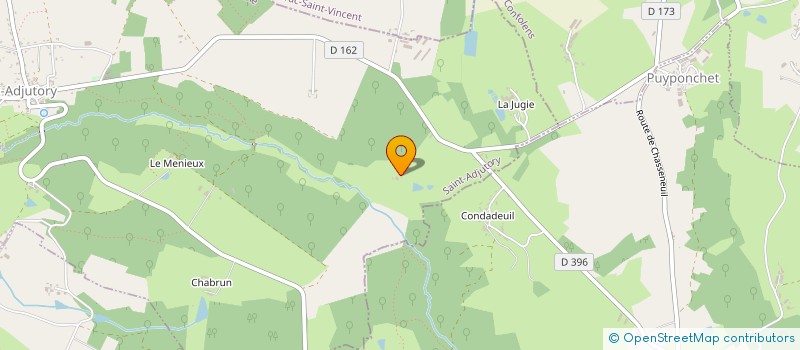 localisation de l'entreprise MONSIEUR GUILLAUME BOUTENEGRE  SAINT-ADJUTORY