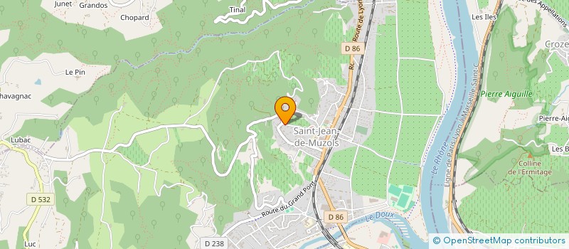 localisation de l'entreprise MONSIEUR GUILLAUME BOUTIN  SAINT-JEAN-DE-MUZOLS