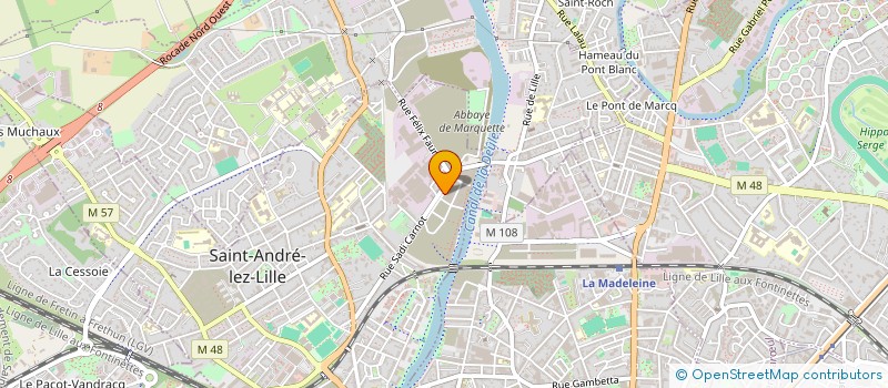 localisation de l'entreprise MONSIEUR GUILLAUME BOUTRY à SAINT-ANDRE-LEZ-LILLE