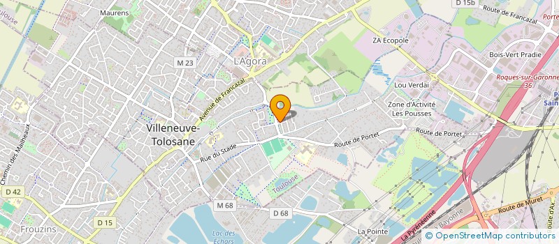 localisation de l'entreprise MONSIEUR GUILLAUME BOUVERET à VILLENEUVE-TOLOSANE