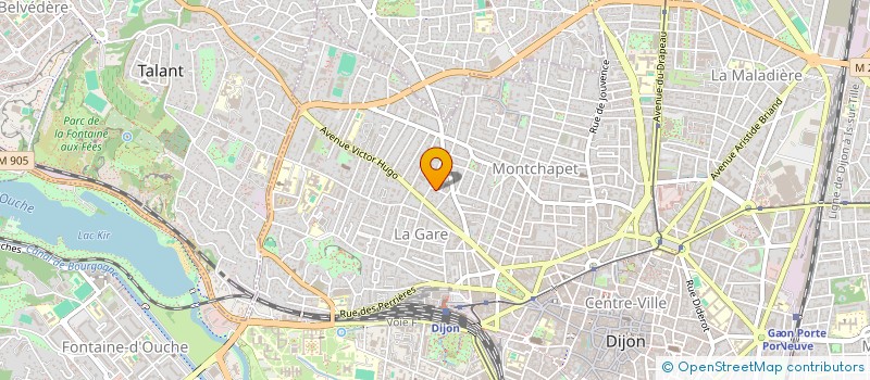 localisation de l'entreprise MONSIEUR GUILLAUME BOUVIER à DIJON