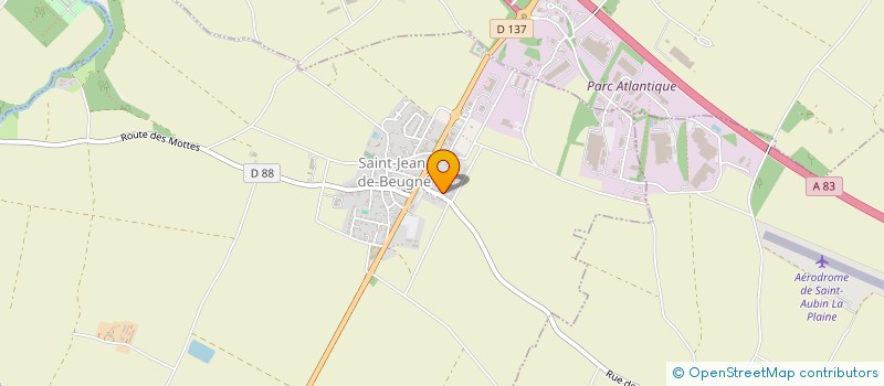 localisation de l'entreprise MONSIEUR GUILLAUME BOVE  SAINT-AUBIN-LA-PLAINE