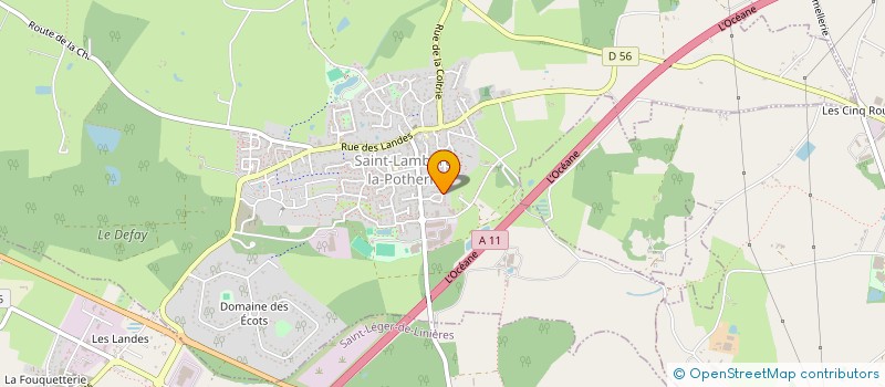 localisation de l'entreprise MONSIEUR GUILLAUME BOYEAU à SAINT-LAMBERT-LA-POTHERIE